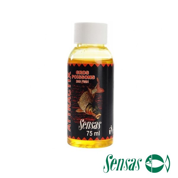 Sensas Attractix Große Fische 75ml