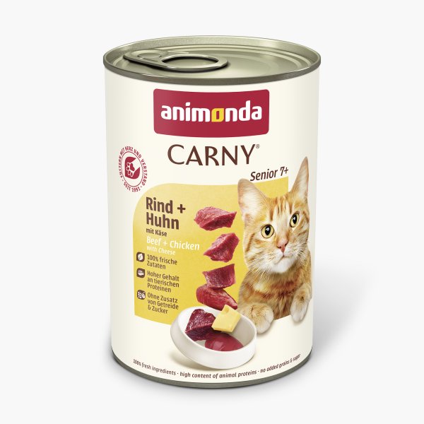 Animonda Carny Senior Rind Huhn Käse 400g