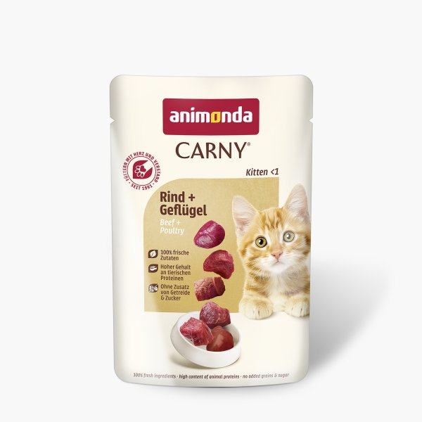 Animonda Carny Kitten Rind Geflügel 85g PB