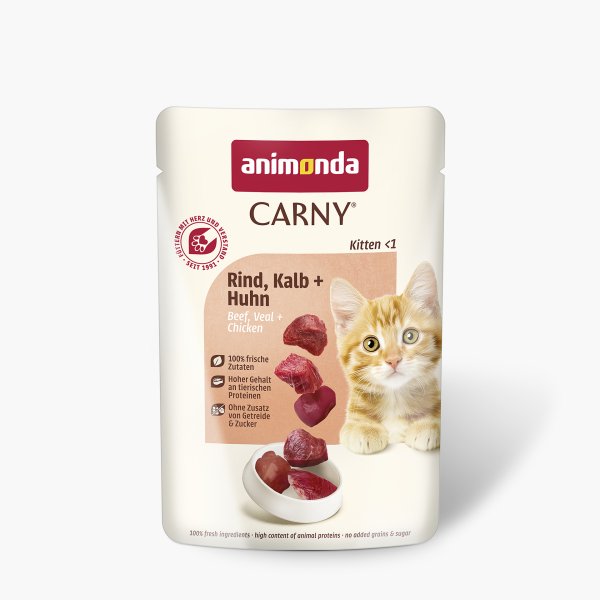 Animonda Carny Kitten Rind Kalb Huhn 85g PB