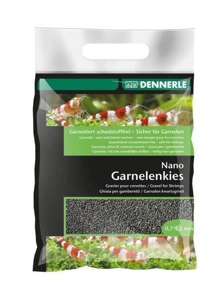 Dennerle Nano Garnelenkies Sulawesi schwarz 2kg