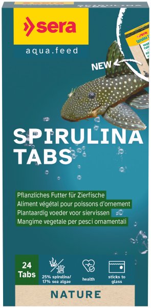 Sera Spirulina Tabs Nature 24 Tabs