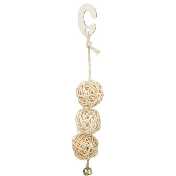 Trixie Rattanball mit Glocke 3er 24cm