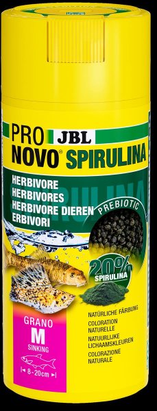 JBL ProNovo Spirulina Grano M 250ml Click