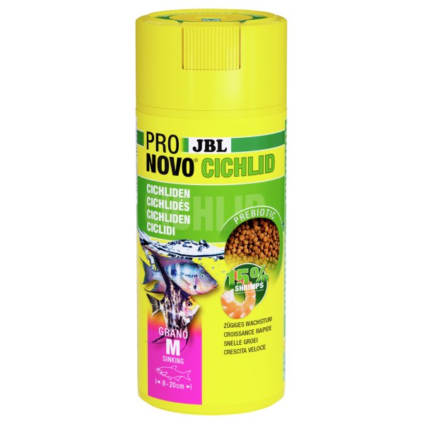 JBL ProNovo Cichlid Grano M 250 ml Click