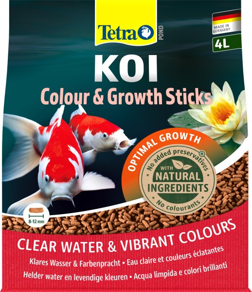 TetraPond Koi Sticks Colour & Growth 4L