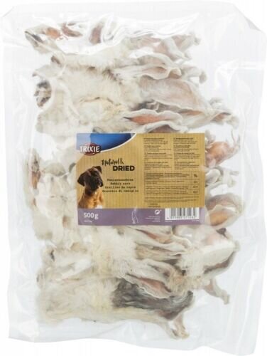 Trixie Kaninchenohren 500g mit Fell