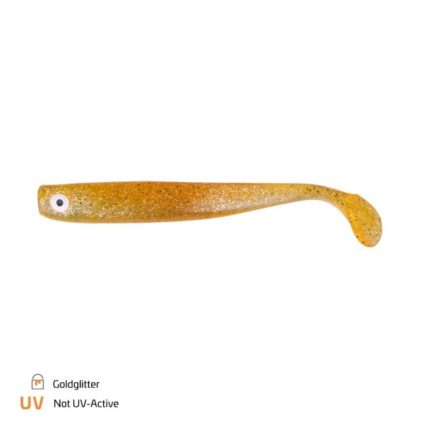 Zeck Zander Gummi 16cm Goldglitter