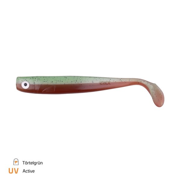 Zeck Zander Gummi 16cm Törtelgrün