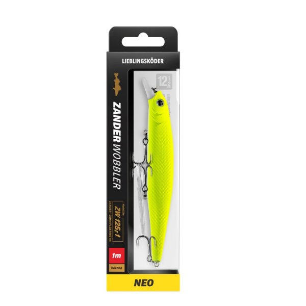 Lieblingsköder Zanderwobbler Neo 12,5 cm 20g 0,3 bis 1,0 m Lauftiefe
