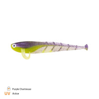 Zeck Zander Quappi 8cm Purple Chartreuse (UV)