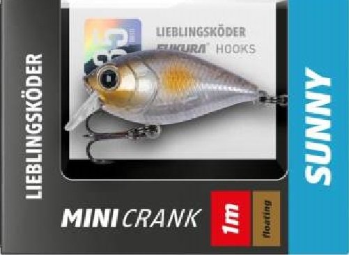 Lieblingsköder Mini Crank Sunny 0,5 - 1,0 Meter Lauftiefe
