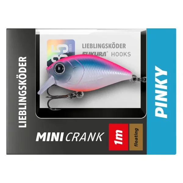 Lieblingsköder Mini Crank Pinky 0,5 - 1,0 Meter Lauftiefe