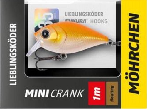 Lieblingsköder Mini Crank Möhrchen 0,5 - 1,0 Meter Lauftiefe