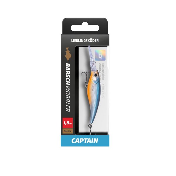 Lieblingsköder Barschwobbler Captain 6cm 5,3g 1,5 m Lauftiefe