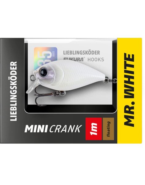 Lieblingsköder Mini Crank Mr. White 0,5 - 1,0 Meter Lauftiefe