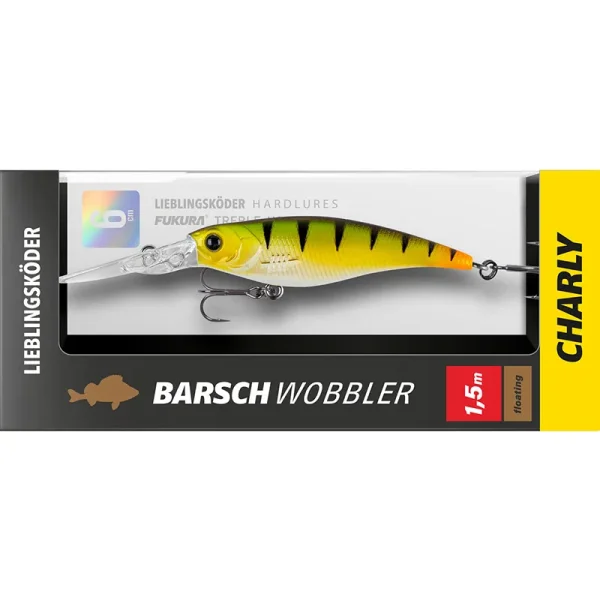 Lieblingsköder Barschwobbler Charly 6cm 5,3g 1,5m Lauftiefe