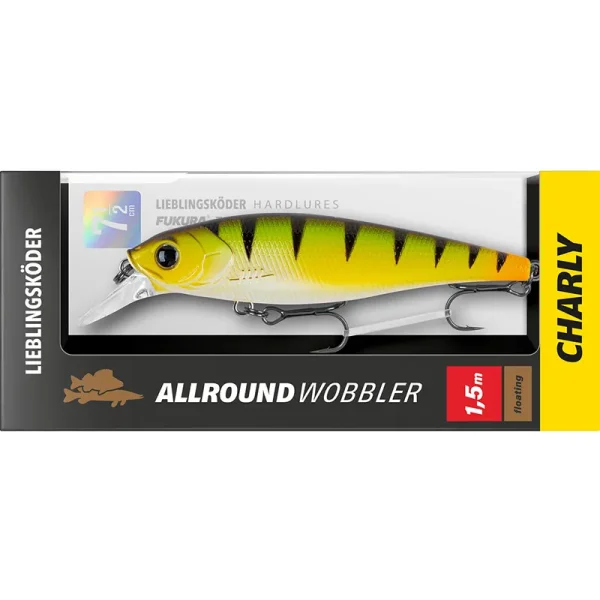 Lieblingsköder Allroundwobbler Charly 7,5cm / 9,4g 1,5m Lauftiefe