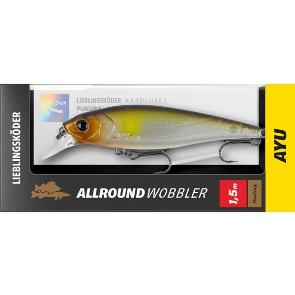 Lieblingsköder Allroundwobbler Ayu 7,5cm / 9,4g 1,5m Lauftiefe