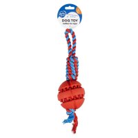 Ebi Rubrop Zerrseil mit Ball rot