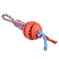 Ebi Rubrop Zerrseil mit Ball rot