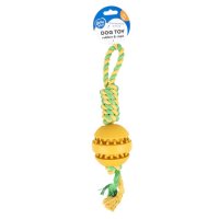Ebi Rubrop Zerrseil mit Ball gelb