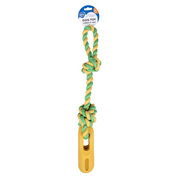 Ebi Rubrop Zerrseil mit Stick gelb