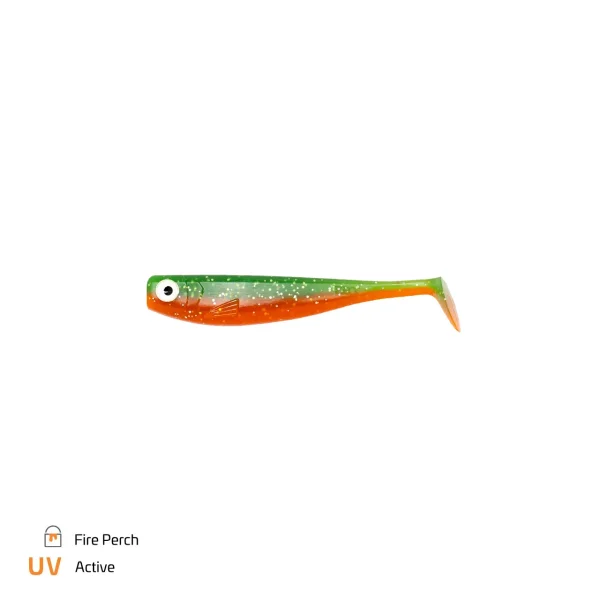 Zeck Zander Gummi 9cm Fire Perch
